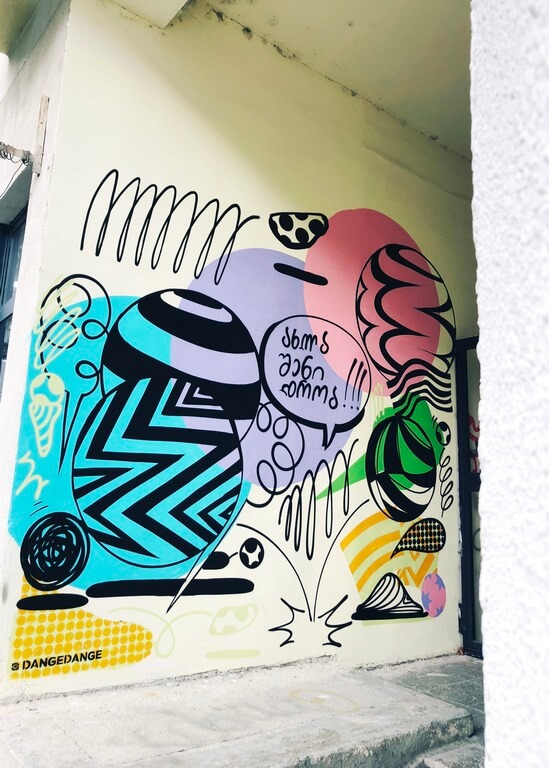 Создание граффити для кафе Cone Nation
