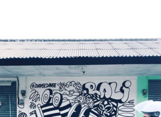 Создание граффити на Бали